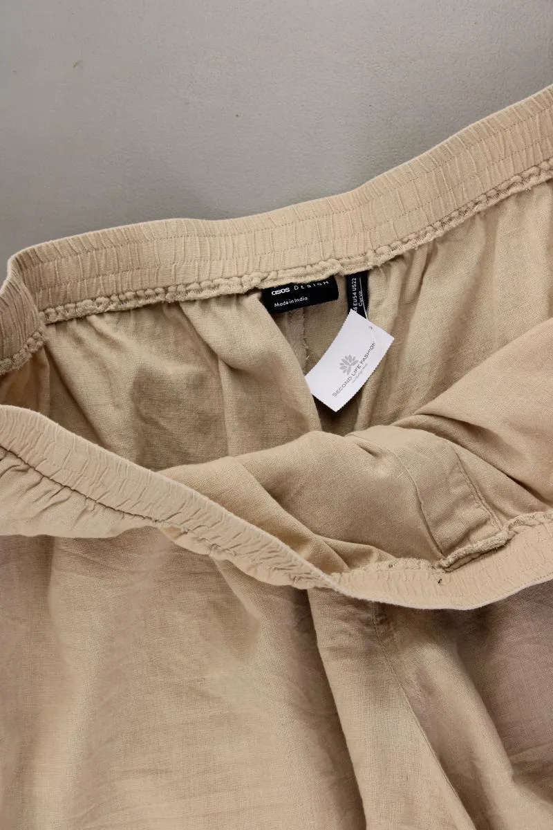 Asos Shorts Gr. 54 creme aus Baumwolle