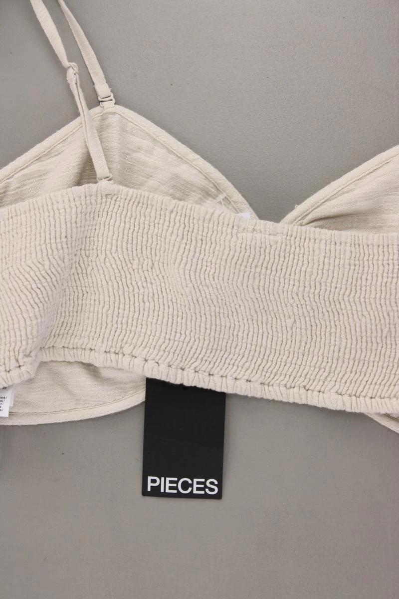 Pieces Crop Top Gr. 48 neu mit Etikett Neupreis: 29,99€! creme aus Baumwolle
