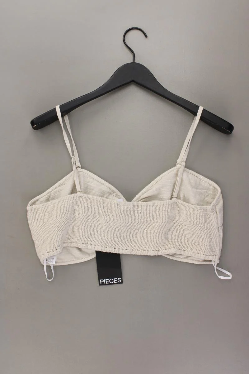 Pieces Crop Top Gr. 48 neu mit Etikett Neupreis: 29,99€! creme aus Baumwolle