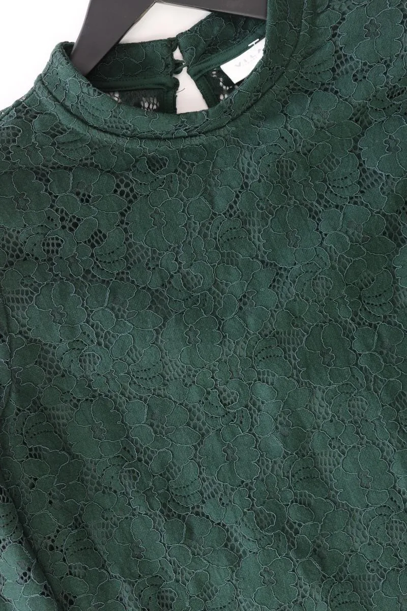 Vila Spitzenkleid Gr. M Langarm grün aus Polyester