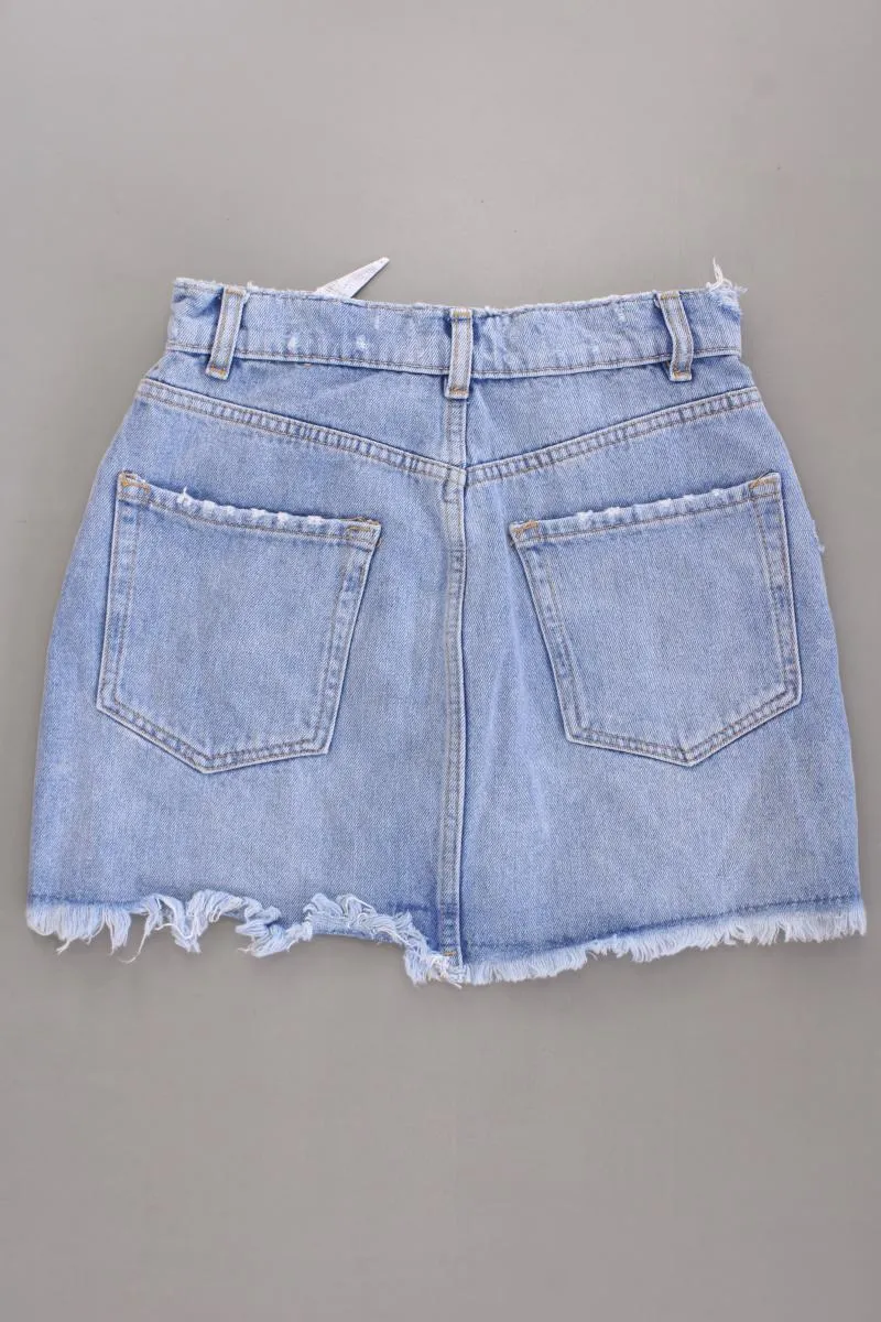 Zara Jeansrock Gr. S blau aus Baumwolle