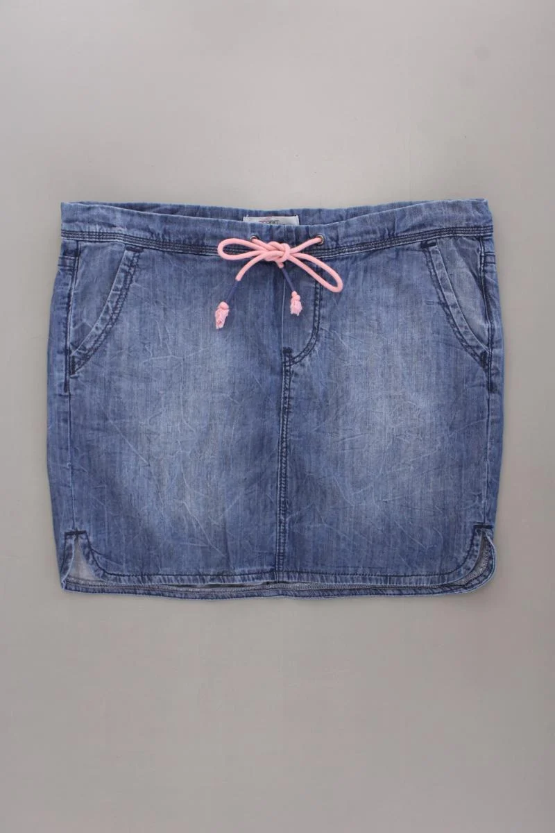 Esprit Jeansrock Gr. W27 blau aus Baumwolle