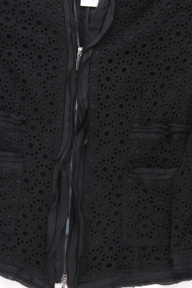 armani collezioni Jäckchen Gr. IT 40 (XS) 3/4 Ärmel schwarz aus Baumwolle
