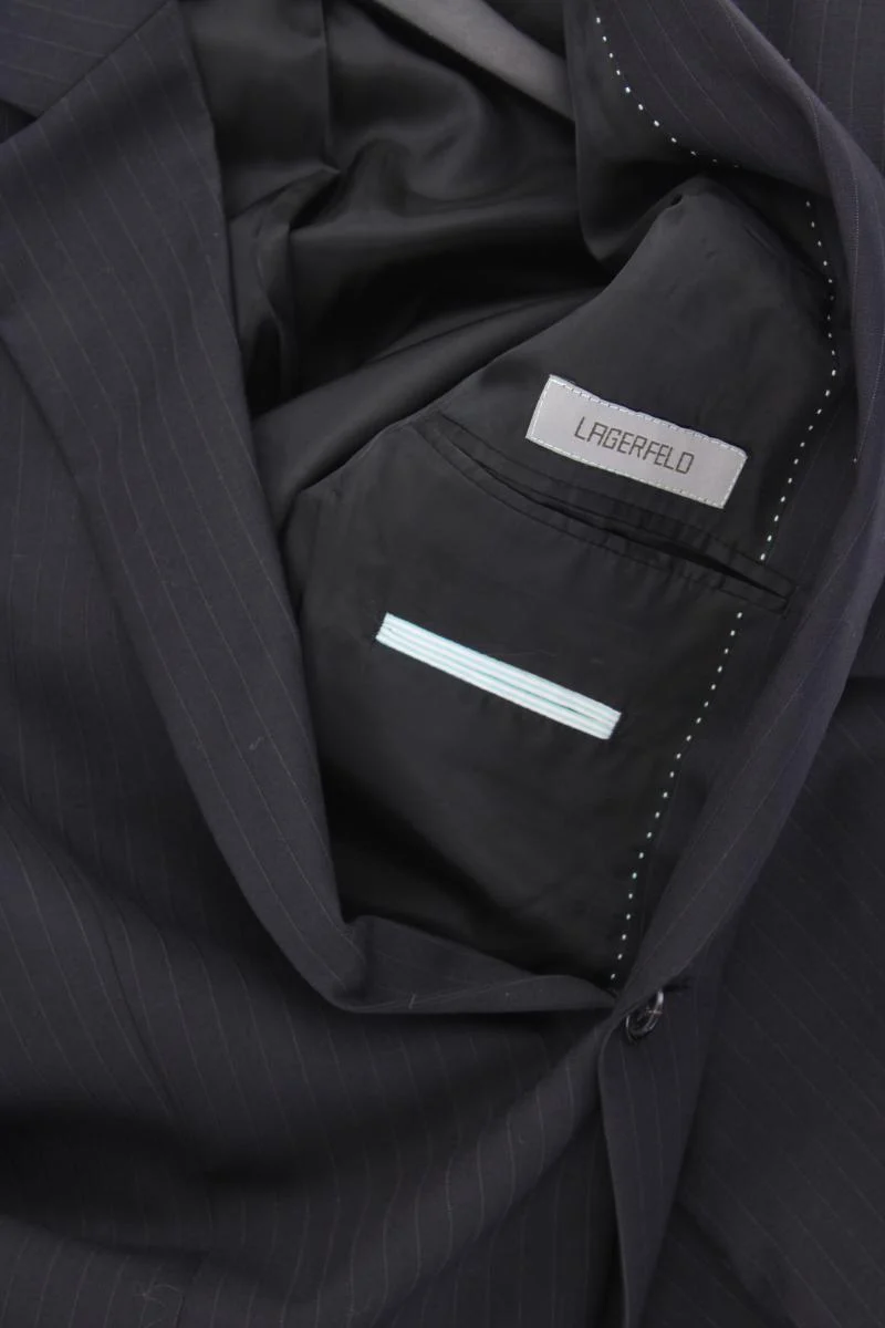 Lagerfeld Wollsakko für Herren Gr. 50 schwarz