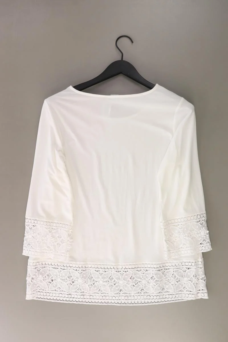 Collection L. Shirt Gr. 40 3/4 Ärmel weiß aus Viskose