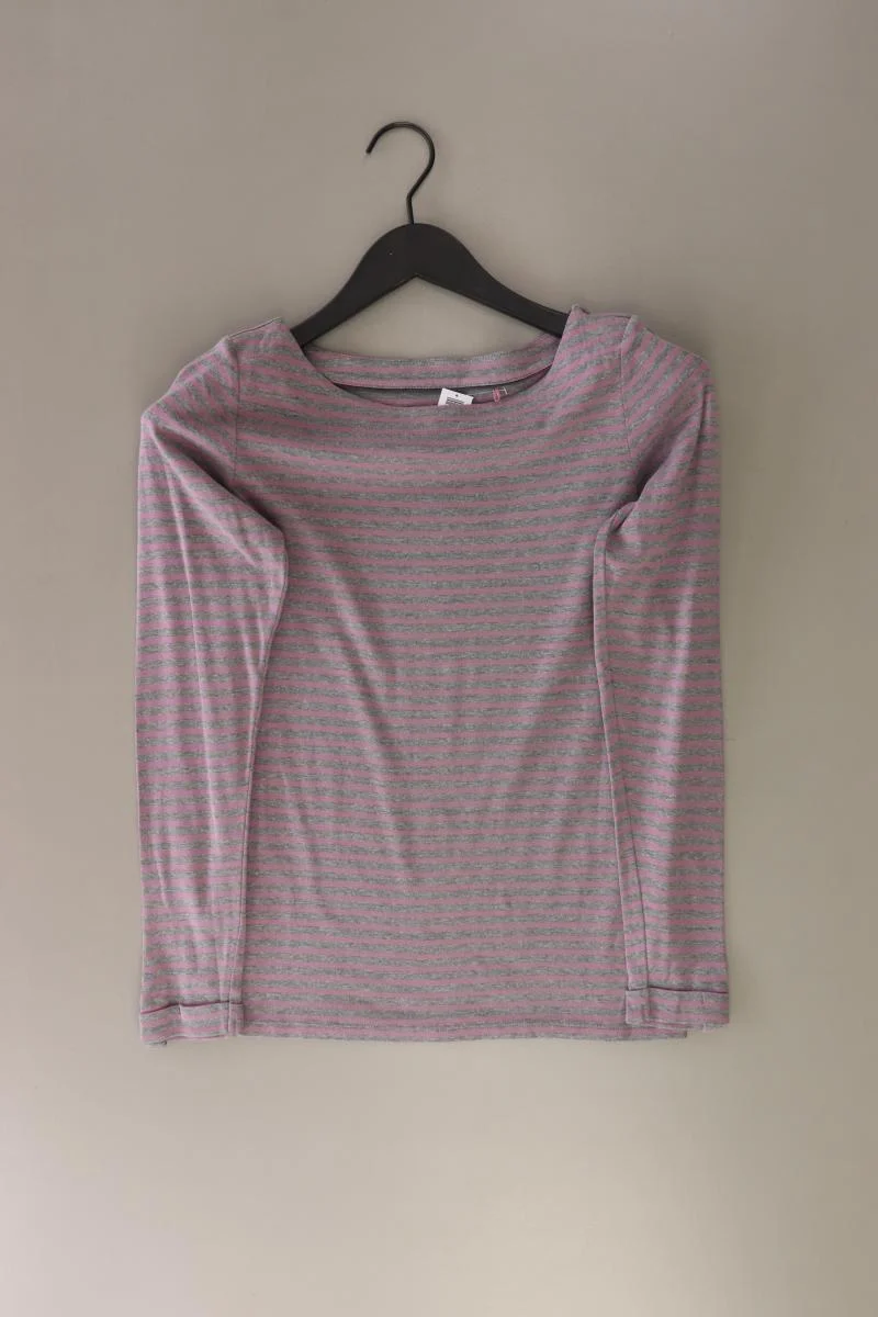 Esprit Ringelshirt Gr. S gestreift Langarm grau aus Baumwolle