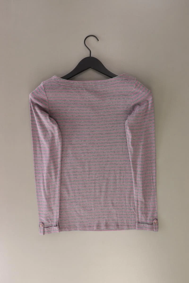Esprit Ringelshirt Gr. S gestreift Langarm grau aus Baumwolle