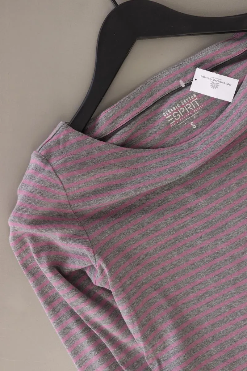 Esprit Ringelshirt Gr. S gestreift Langarm grau aus Baumwolle