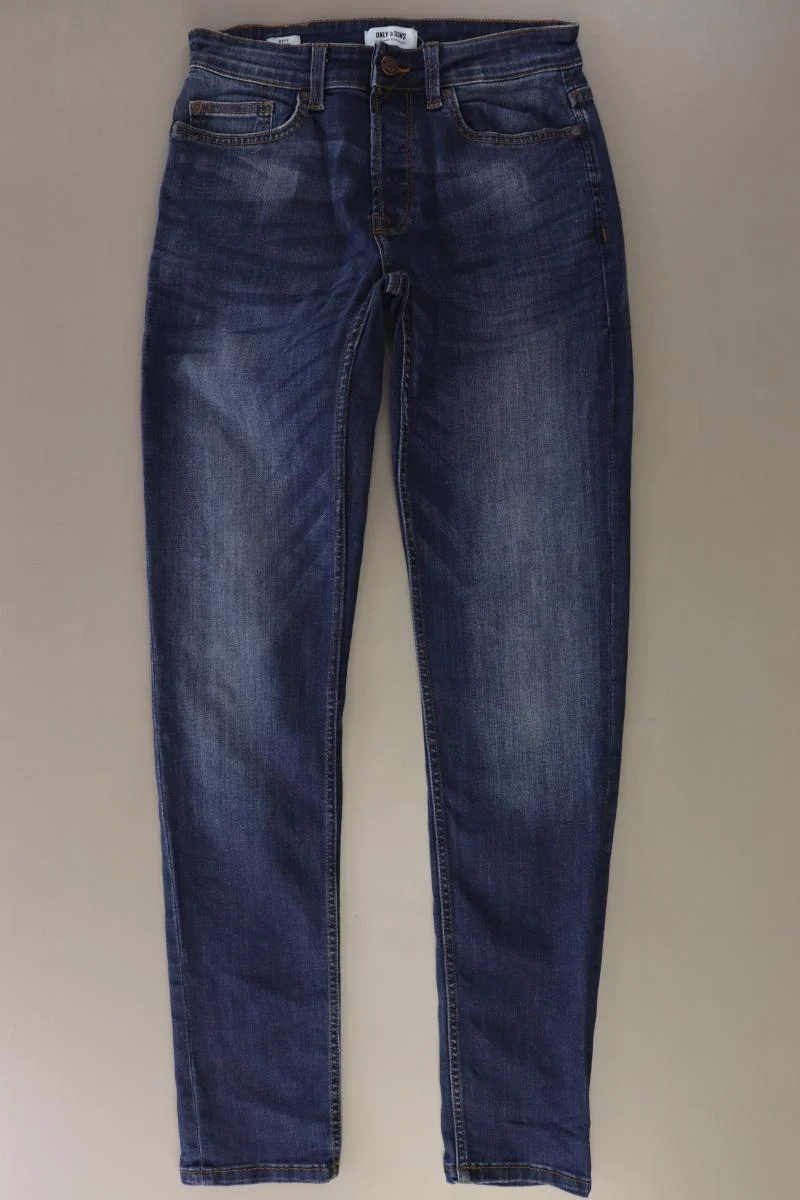 ONLY & SONS Straight Jeans für Herren Gr. W28/L34 blau aus Baumwolle