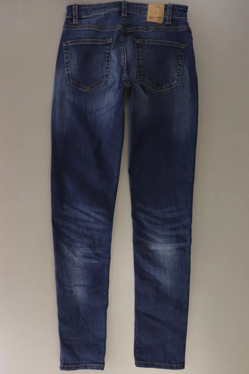 ONLY & SONS Straight Jeans für Herren Gr. W28/L34 blau aus Baumwolle