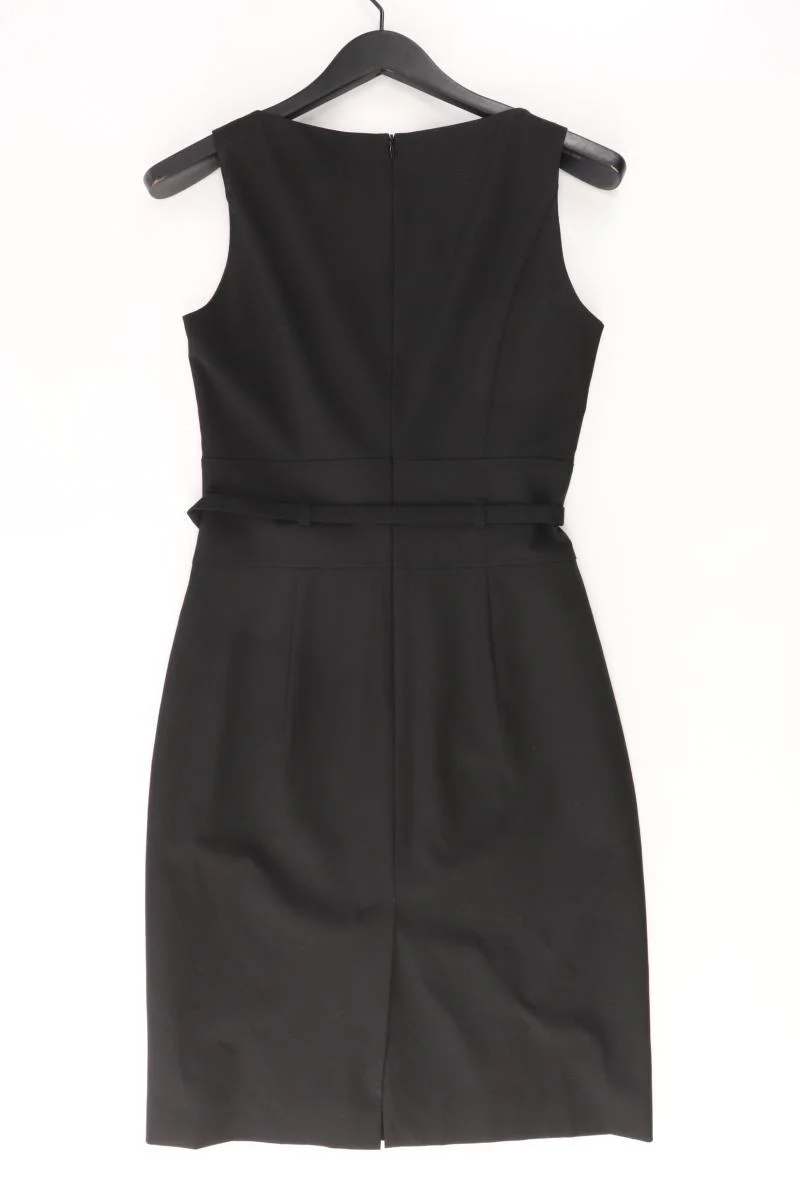 s.Oliver Bleistiftkleid Gr. 36 mit Gürtel Träger schwarz aus Polyester