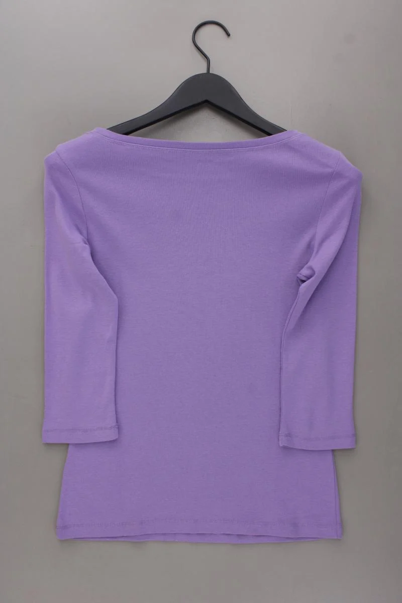 Montego Slim Shirt Gr. S neuwertig 3/4 Ärmel lila aus Baumwolle