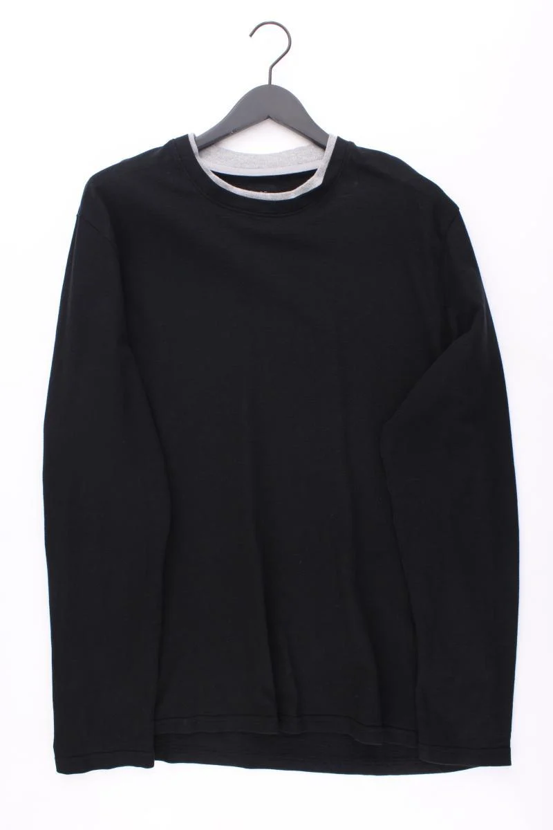 QS by s.Oliver Feinstrickpullover für Herren Gr. XL schwarz aus Baumwolle