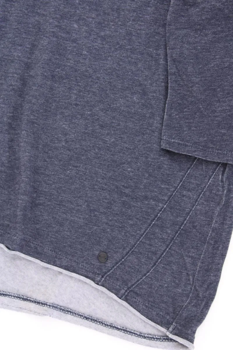 Cecil Classic Shirt Gr. XL 3/4 Ärmel blau aus Baumwolle