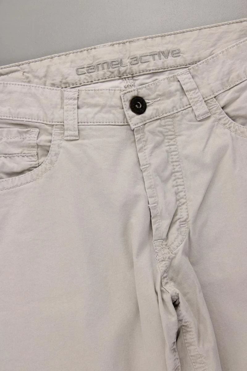 camel active Hose für Herren Gr. W33/L32 grau aus Baumwolle