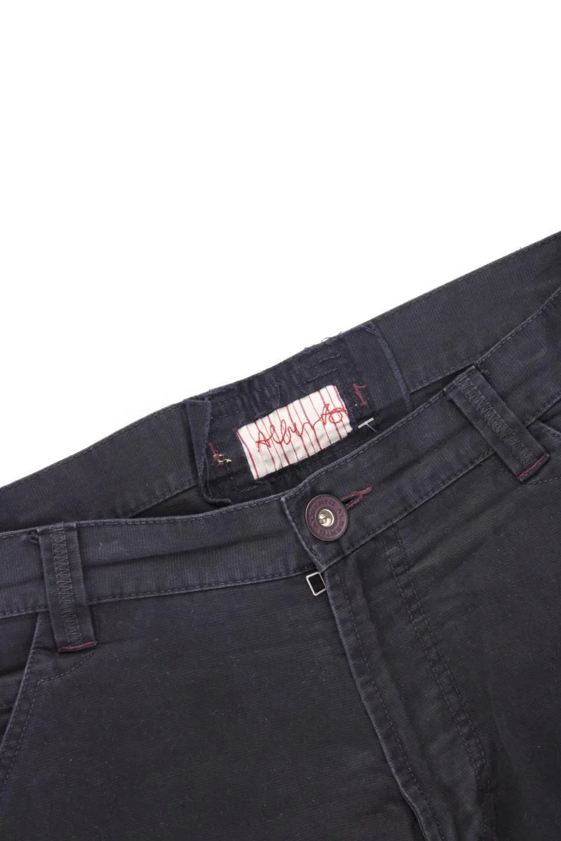 Alberto Hose für Herren Gr. W34/L34 Modell King grau