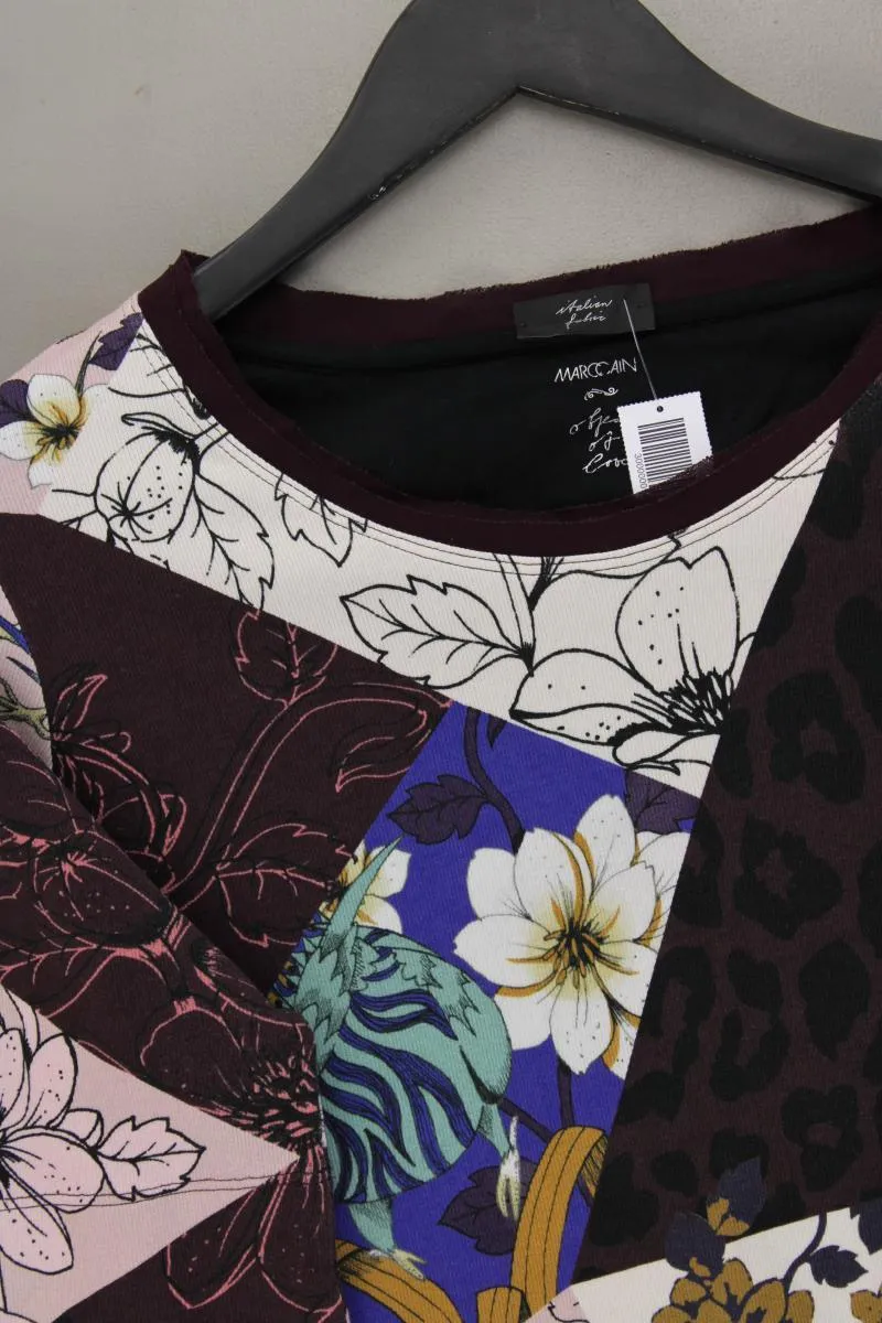Marc Cain Printshirt Gr. 42 mit Blumenmuster Kurzarm mehrfarbig