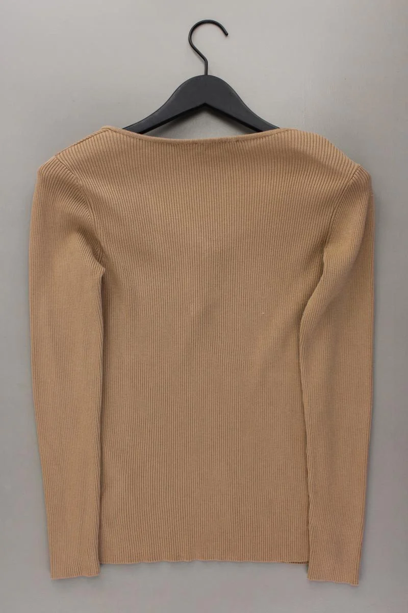 Morgan Shirt mit V-Ausschnitt Gr. XL Langarm braun aus Viskose