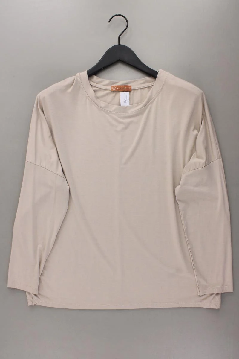 Mooij Oversize-Shirt Gr. OneSize 3/4 Ärmel creme aus Viskose