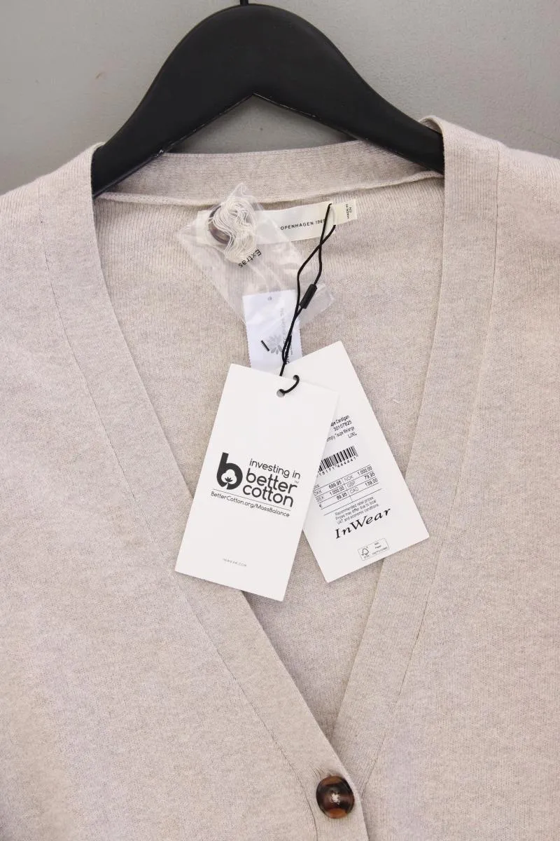 Inwear Strickjacke Gr. L/XL neu mit Etikett Neupreis: 89,95€! Langarm creme