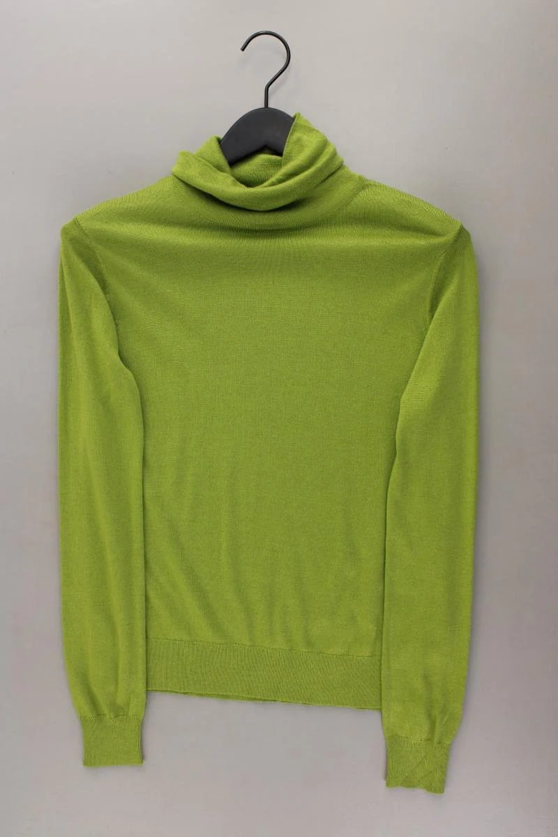 Tom Tailor Rollkragenpullover für Herren Gr. S neuwertig grün aus Viskose