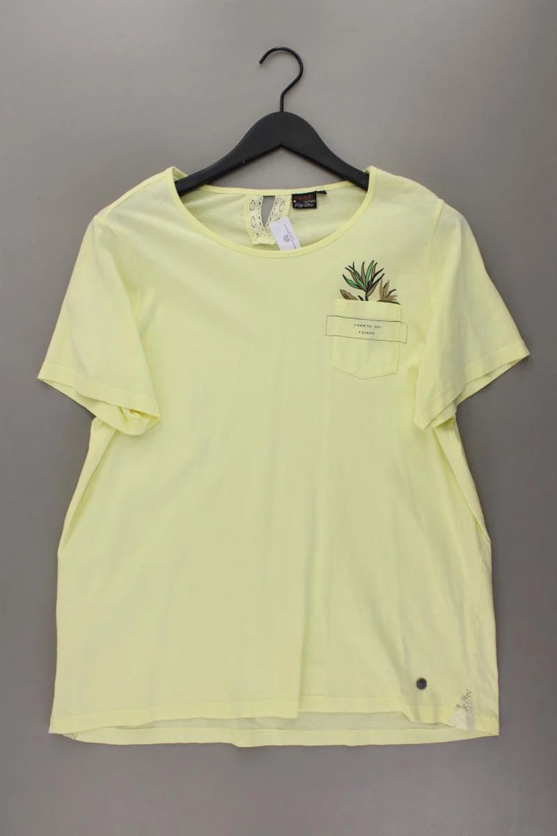 s'questo T-Shirt Gr. 44 Kurzarm gelb