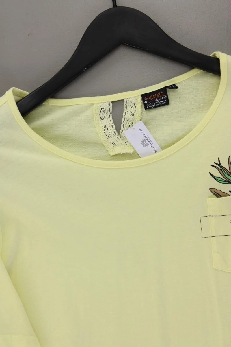 s'questo T-Shirt Gr. 44 Kurzarm gelb