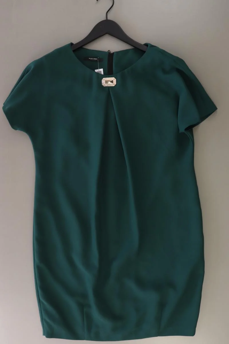 Blacky Dress Kurzarmkleid Gr. 40 grün aus Viskose