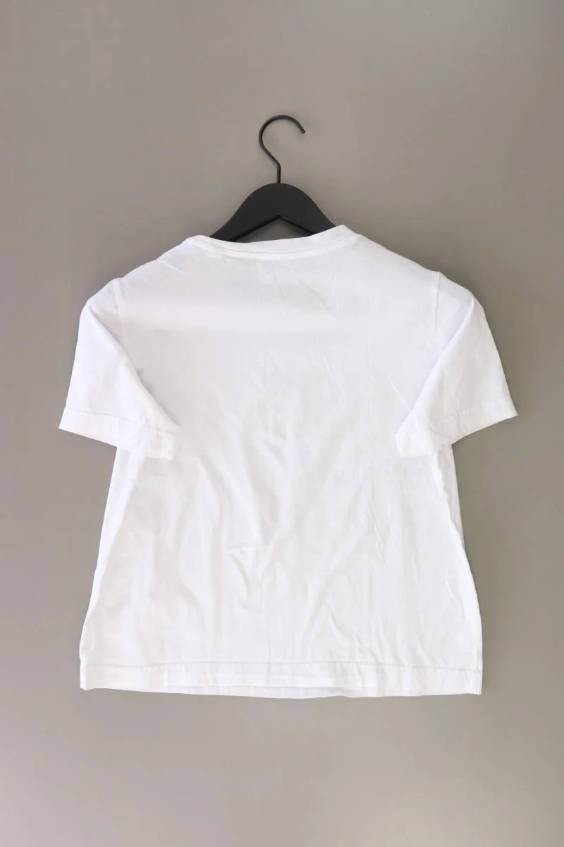 Esprit Printshirt Gr. S Kurzarm weiß aus Baumwolle
