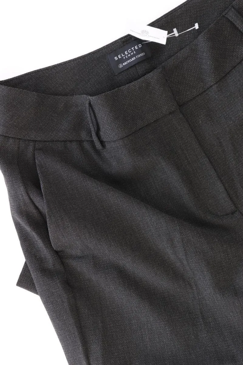 Selected Femme Stoffhose Gr. 40 grau aus Baumwolle