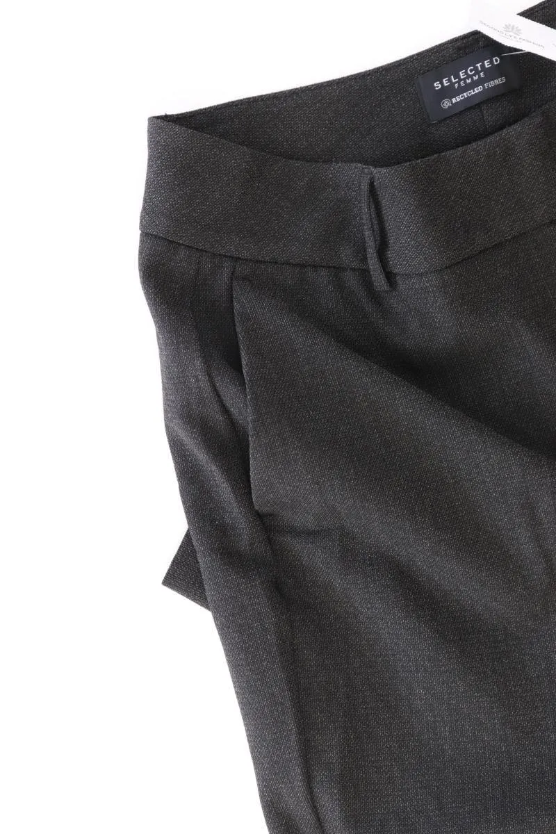Selected Femme Stoffhose Gr. 40 grau aus Baumwolle
