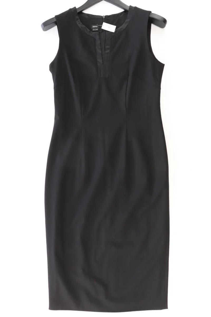 Esprit Etuikleid Gr. 36 Kurzarm schwarz aus Polyester