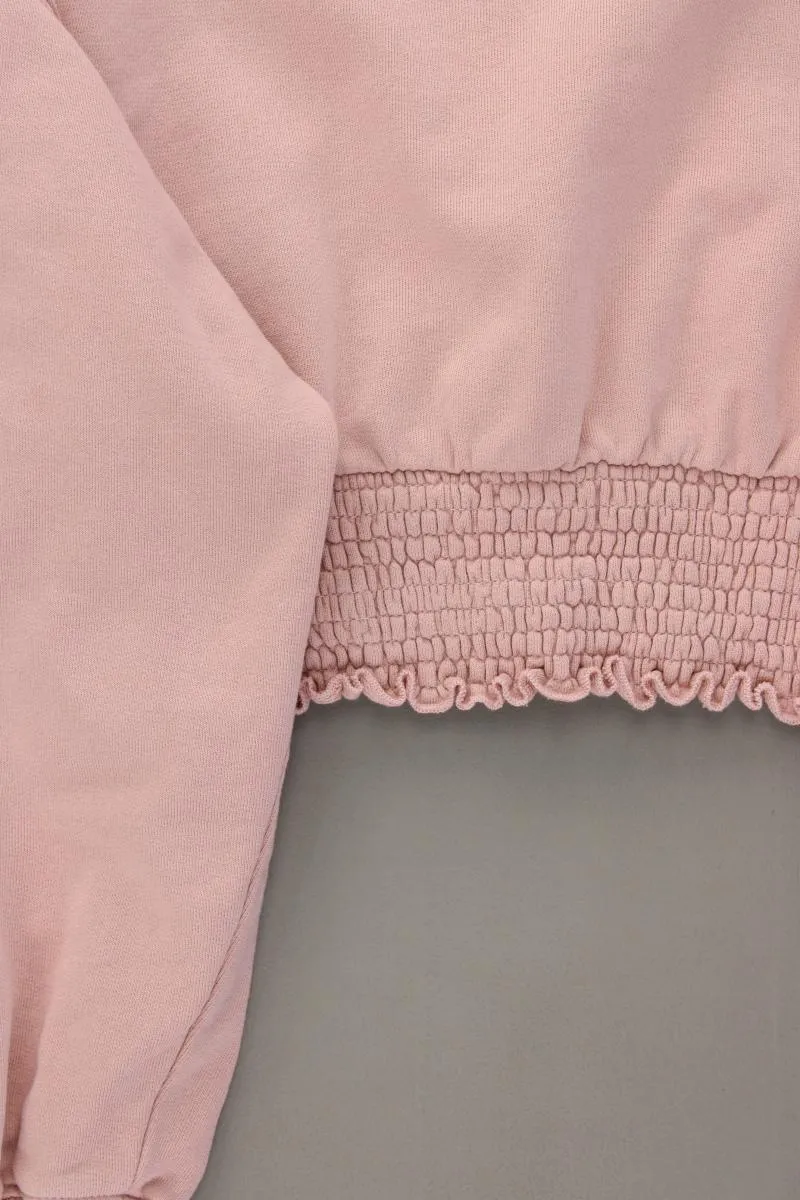 H&M Divided Crop Pullover Gr. XL rosa aus Baumwolle