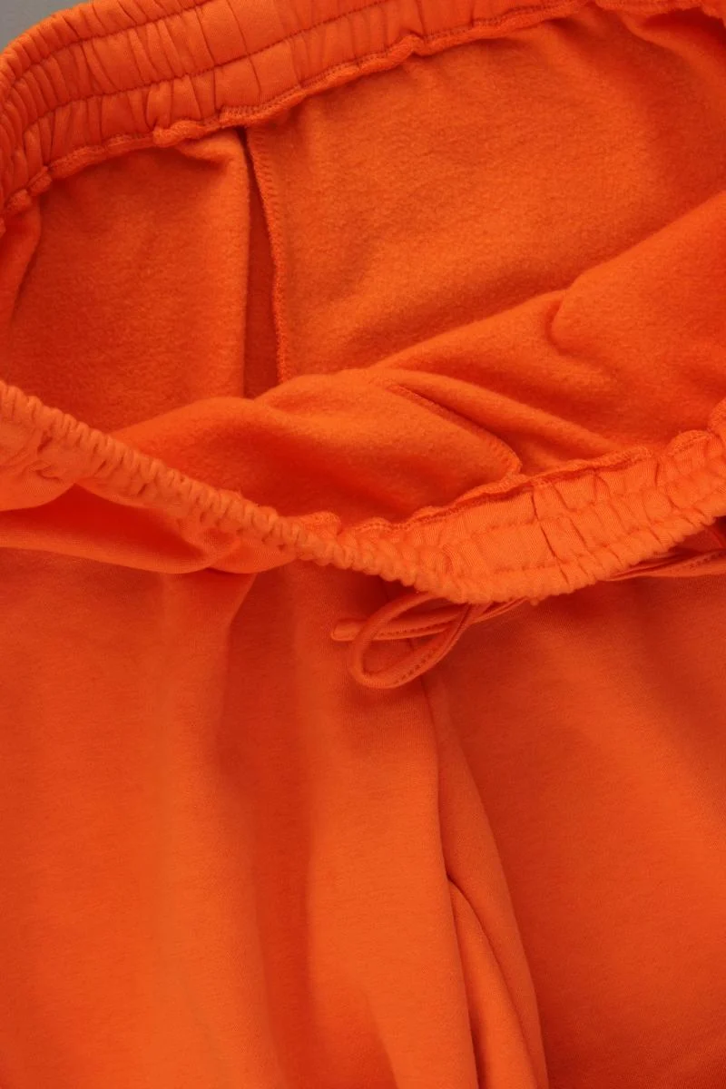 Shein Jogginghose Neon Gr. XXL neuwertig orange aus Polyester