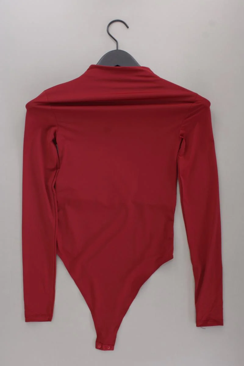 Zara Shirtbody Gr. S neuwertig Langarm rot aus Polyamid