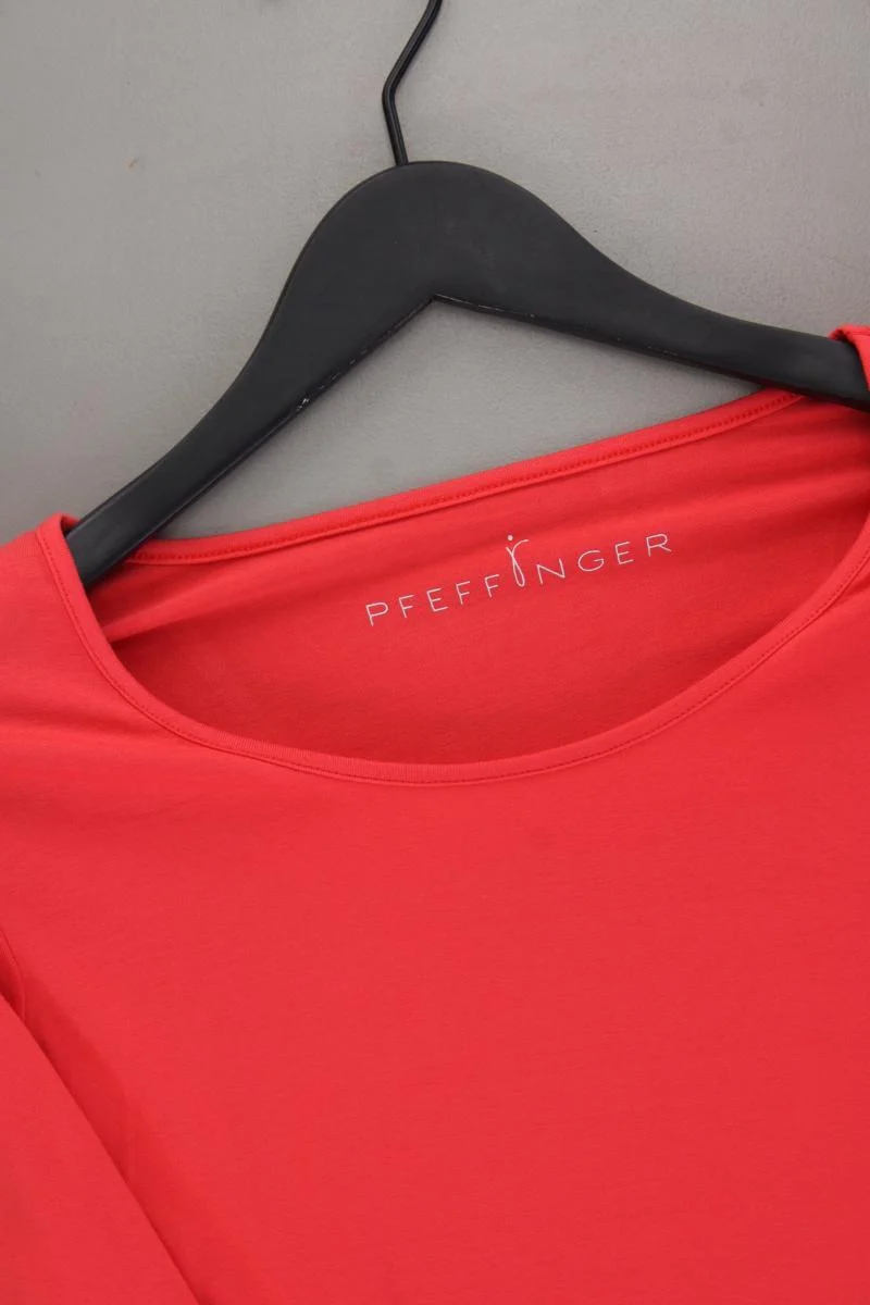 Pfeffinger Classic Shirt Gr. 38 neuwertig 3/4 Ärmel rot aus Viskose