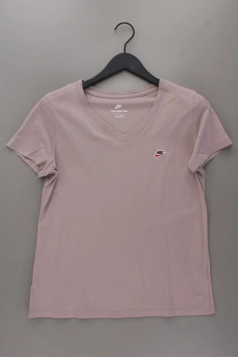 Nike Shirt mit V-Ausschnitt Gr. M Kurzarm rosa