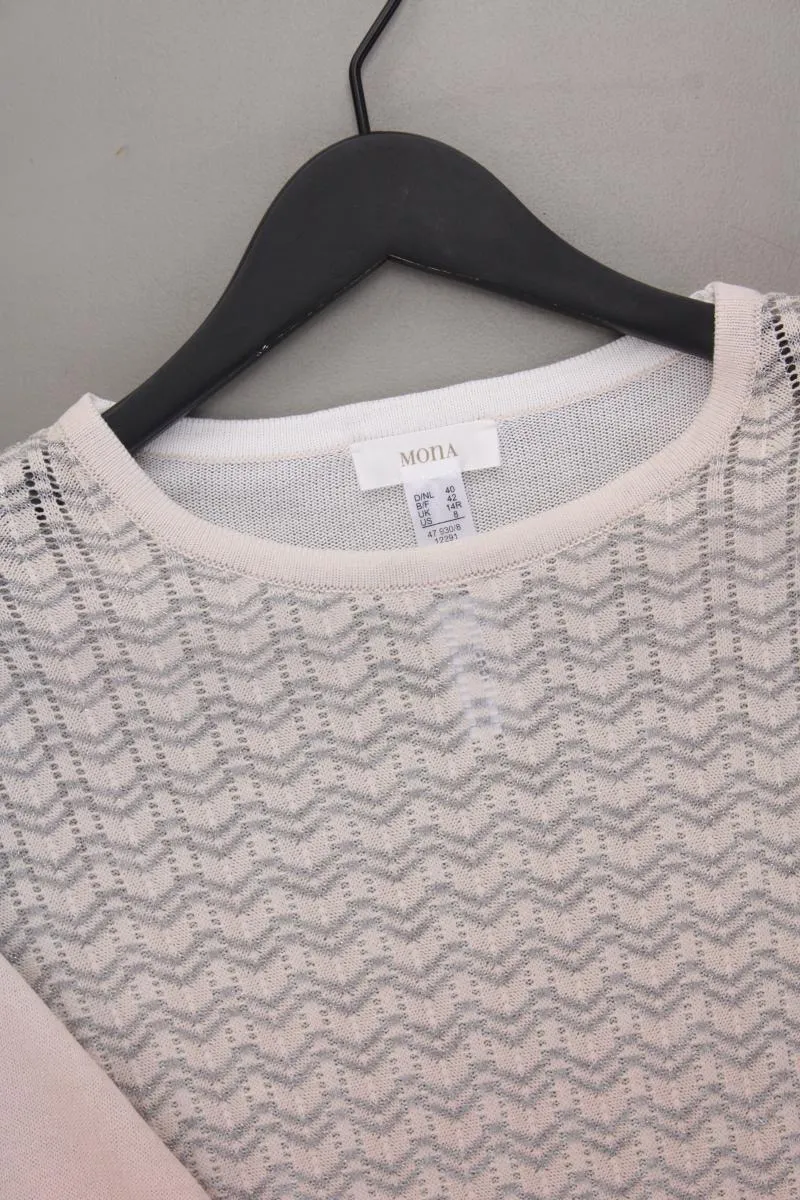 Mona Feinstrickpullover Gr. 40 neuwertig rosa aus Polyester