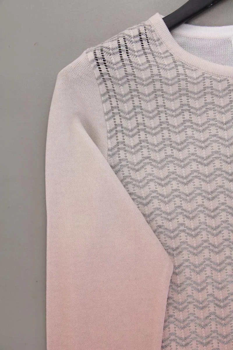 Mona Feinstrickpullover Gr. 40 neuwertig rosa aus Polyester
