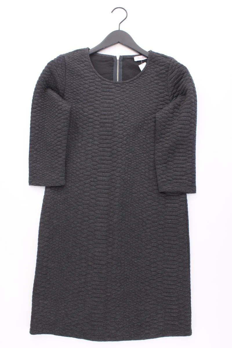 Aniston Etuikleid Gr. 38 neuwertig 3/4 Ärmel grau aus Polyester