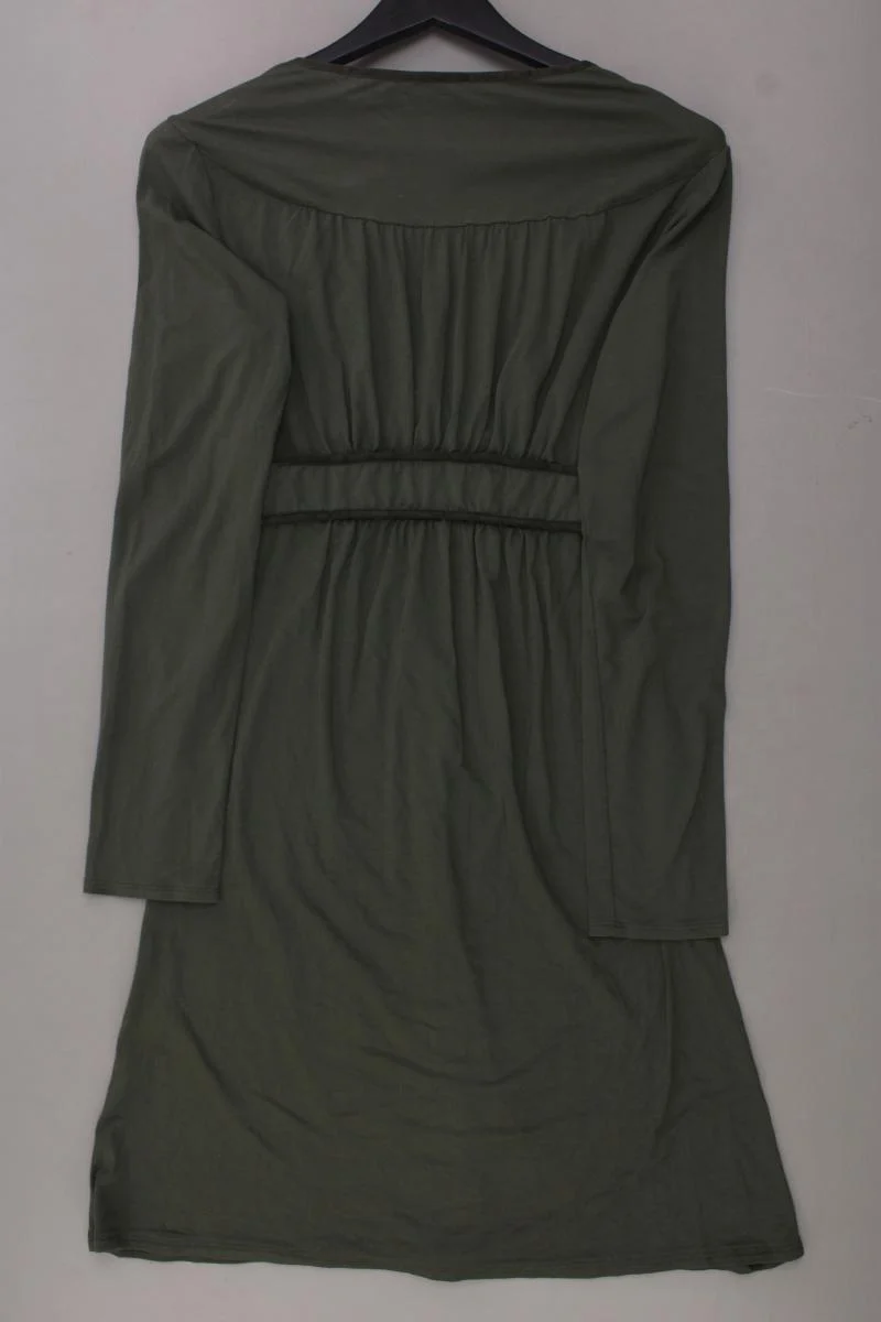 MaxCo. Jerseykleid Gr. M Langarm olivgrün aus Viskose