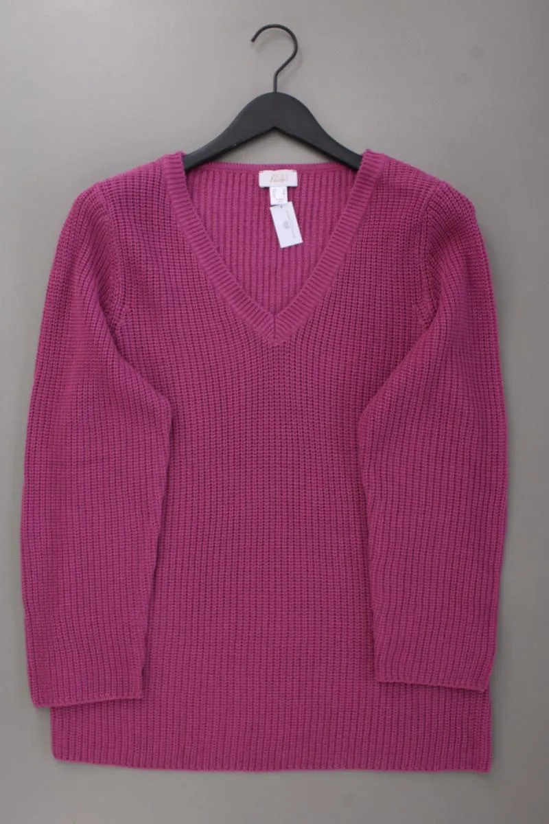 Paola Grobstrickpullover Gr. 42 neuwertig lila aus Polyacryl