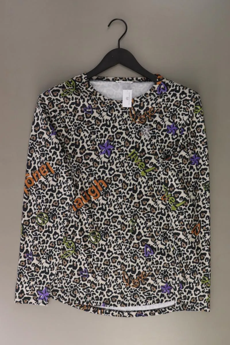 Key Largo Feinstrickpullover Gr. L mit Tierdruck mehrfarbig aus Polyester