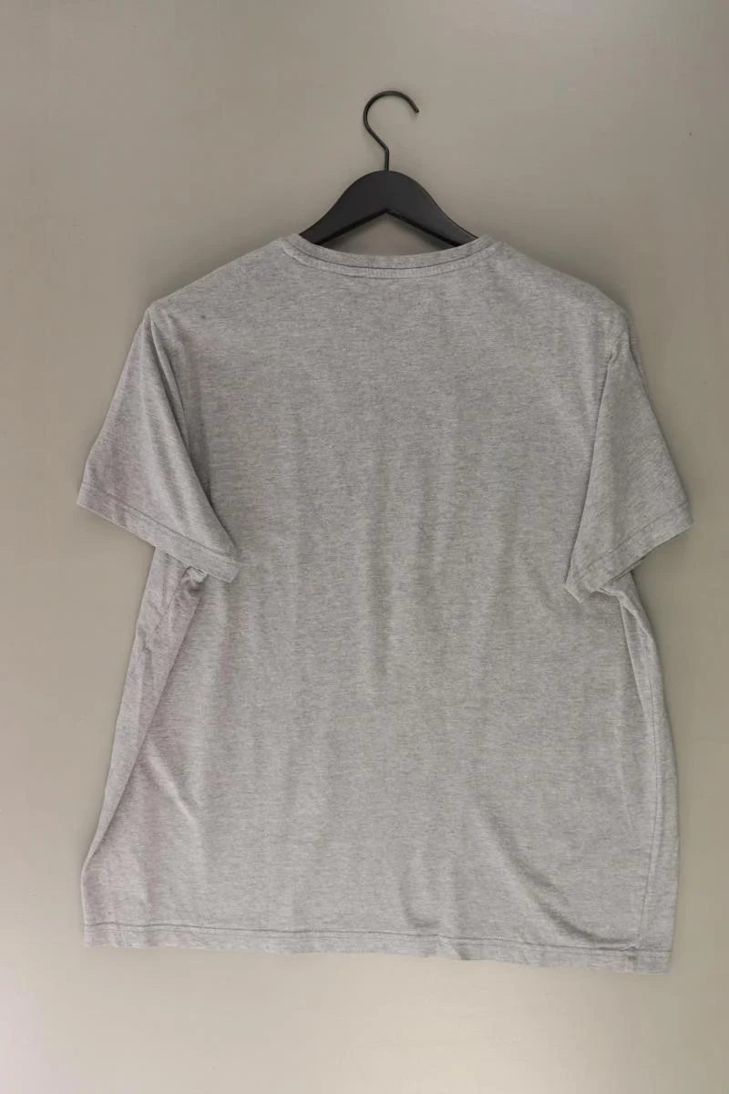 Engelbert + Strauss T-Shirt für Herren Gr. XL Kurzarm grau aus Baumwolle