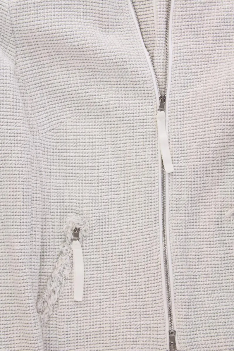 Marc Cain Bouclé Jacke Gr. 34 creme aus Baumwolle