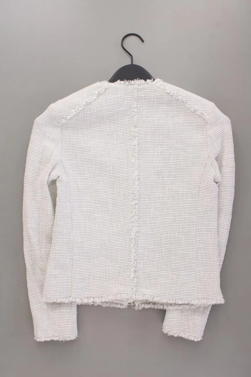 Marc Cain Bouclé Jacke Gr. 34 creme aus Baumwolle