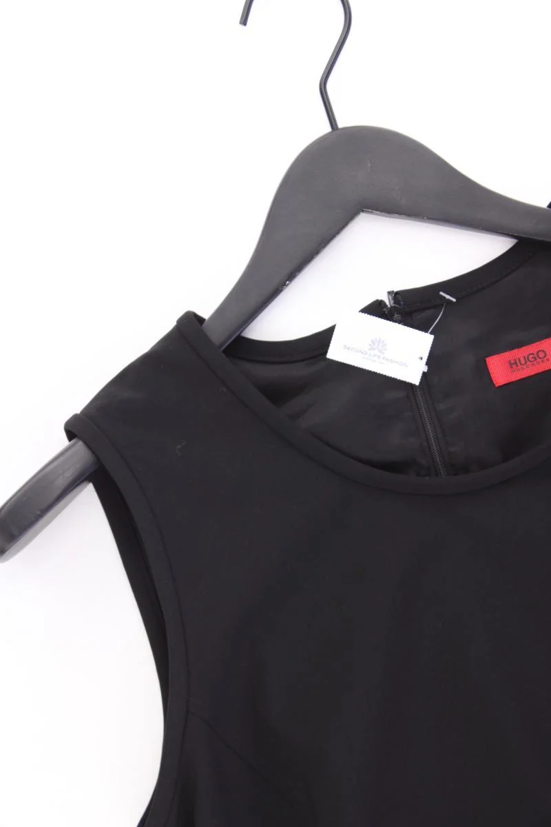 Hugo Boss Etuikleid Gr. 40 neuwertig Ärmellos schwarz aus Polyester