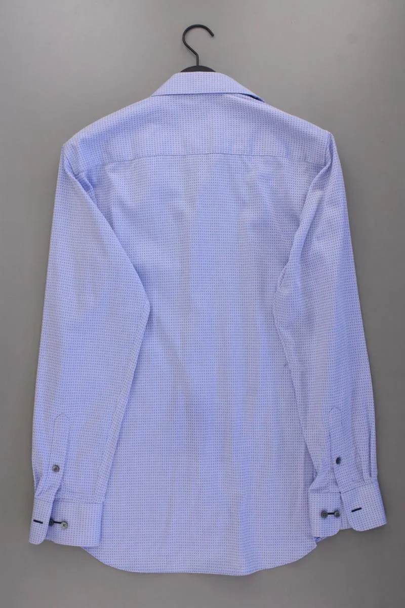 Martinique Langarmhemd für Herren Gr. Hemdgröße 42 geometrisches Muster blau