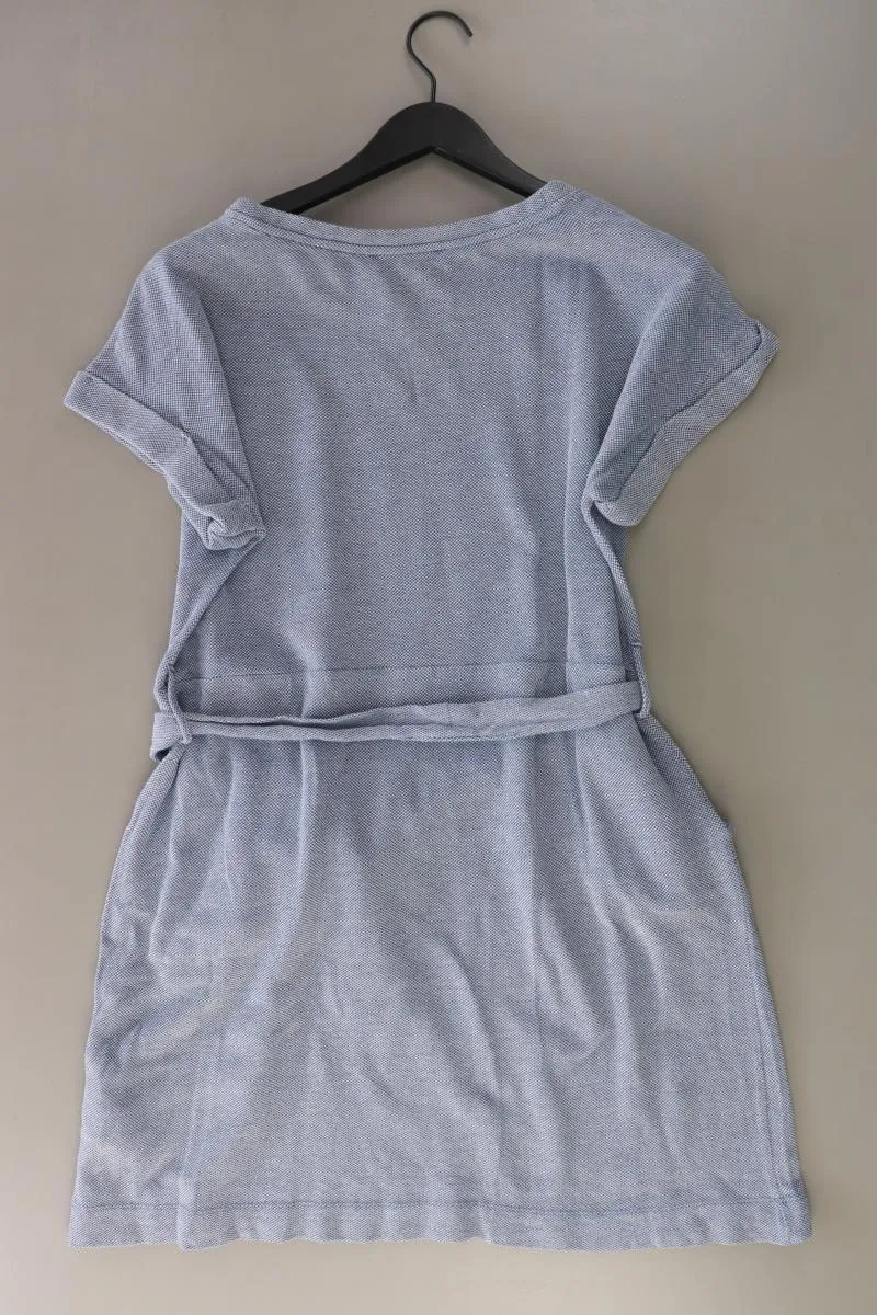 Esprit Stretchkleid Gr. XL Kurzarm blau aus Baumwolle