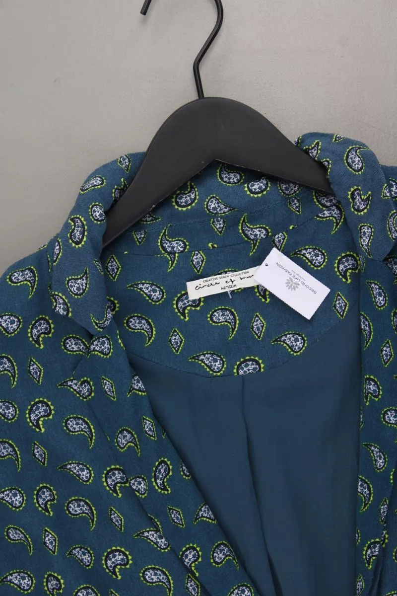 Circle of Trust Classic Blazer Gr. M mit Paisleymuster blau aus Viskose